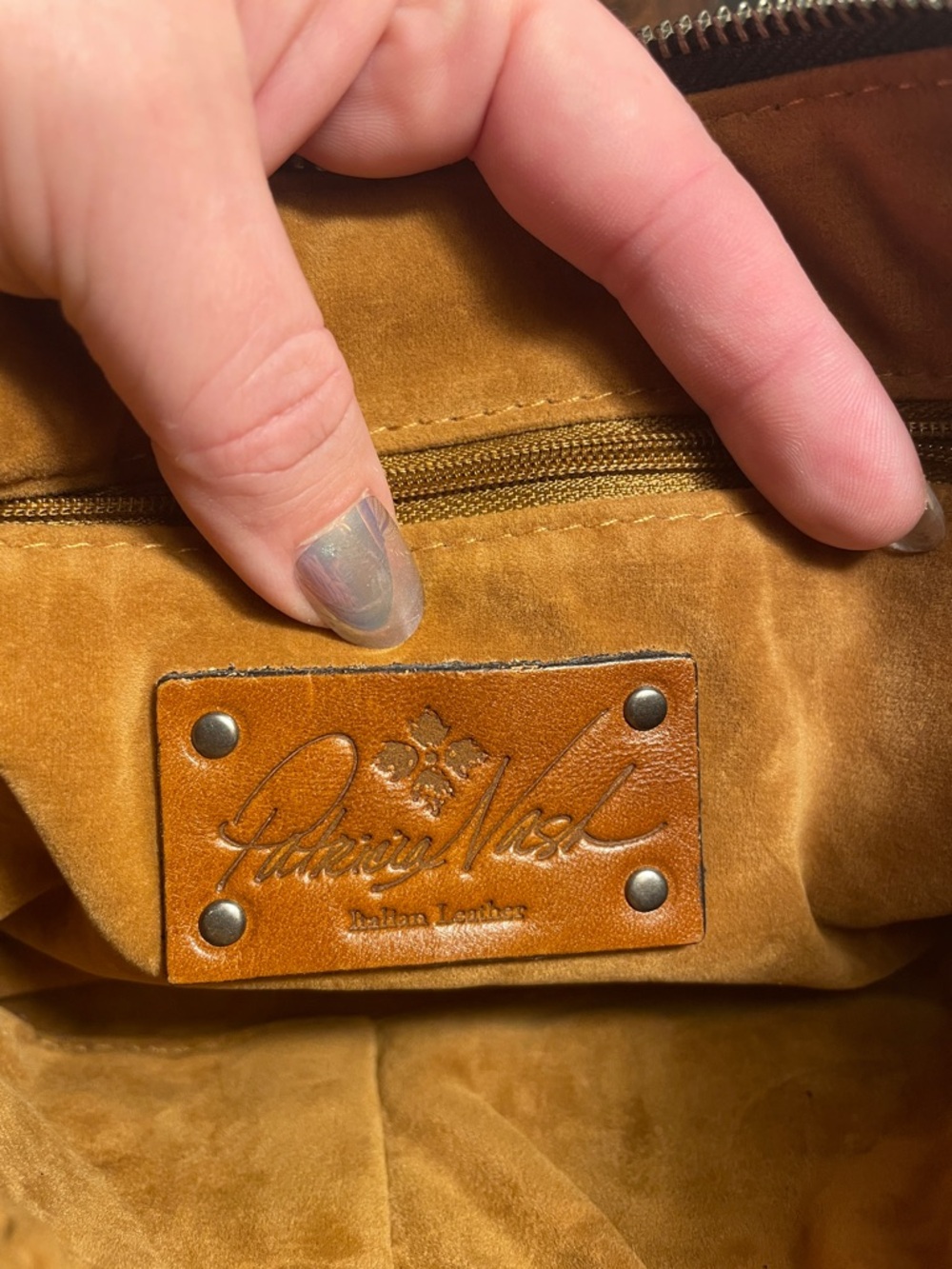 Patricia Nash Suede Wristlet - Picture 11 of 15